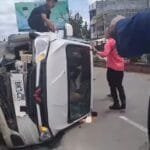 Kecelakaan di Lubuklinggau, IRT Pengemudi Wuling Meninggal Dunia. [rakyatsumsel.co.id/Penerbit PT Ali Putra Heri]